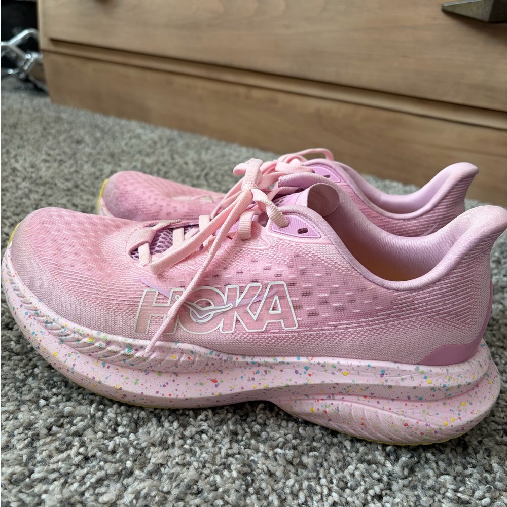 Hoka Pink Athletic Sneakers - Picture 2 of 6